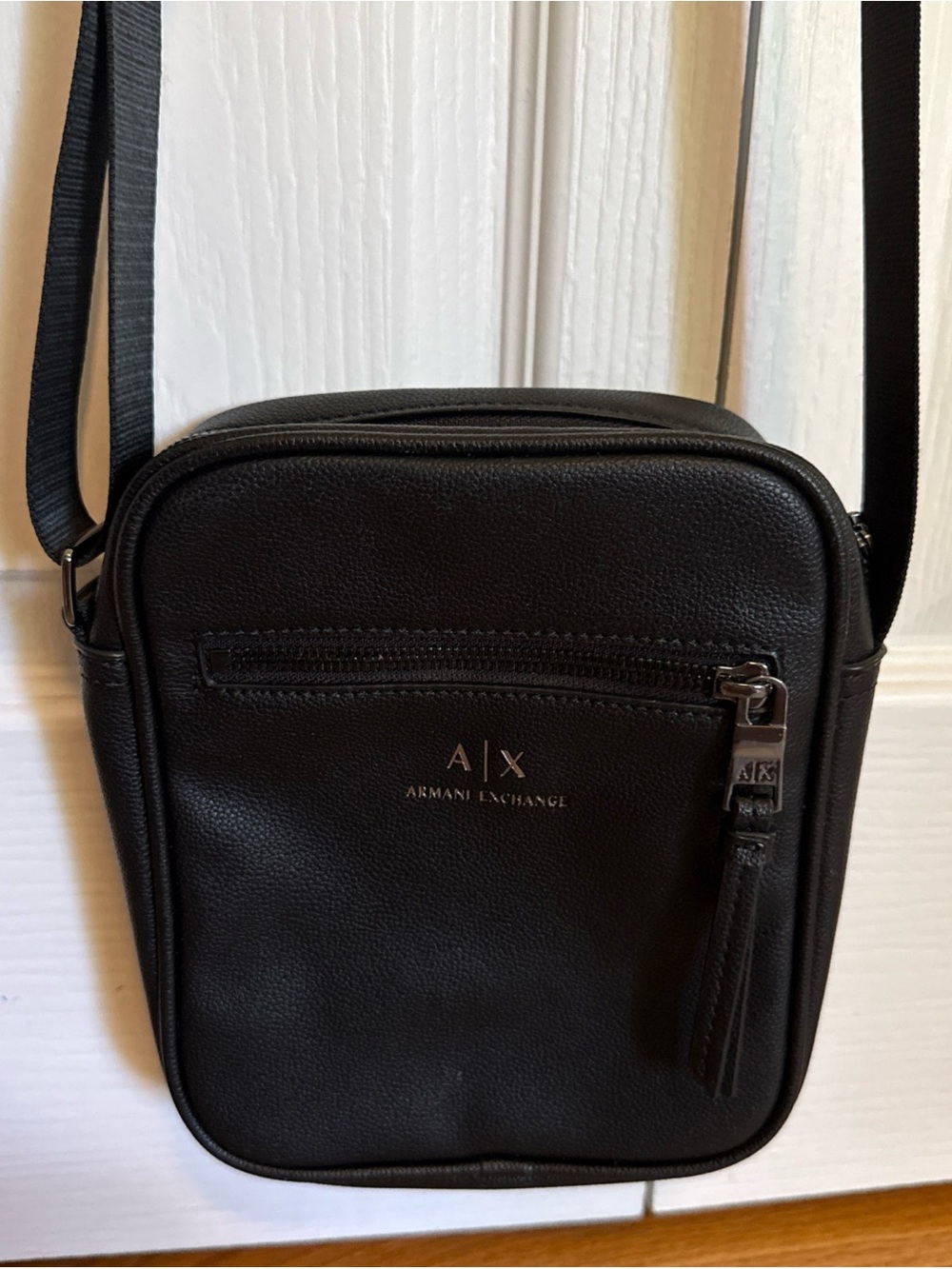 Armani Exchange Men’s Black Crossbody Shoulder Bag